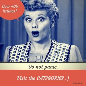 Aiaiaiai Caramba! DON'T PANIC, SEARCH BY CATEGORY!